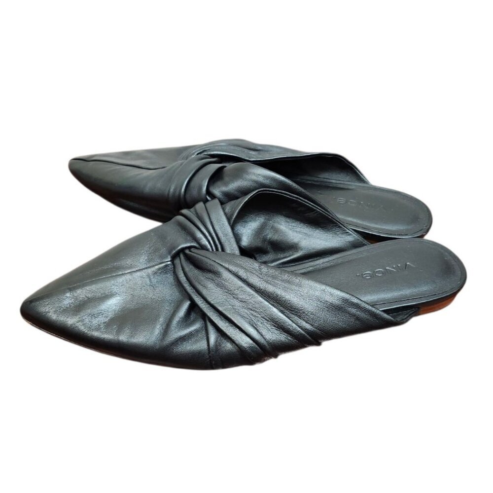 Vince Crenne Leather Mule Flats Size 6 - Picture 9 of 14